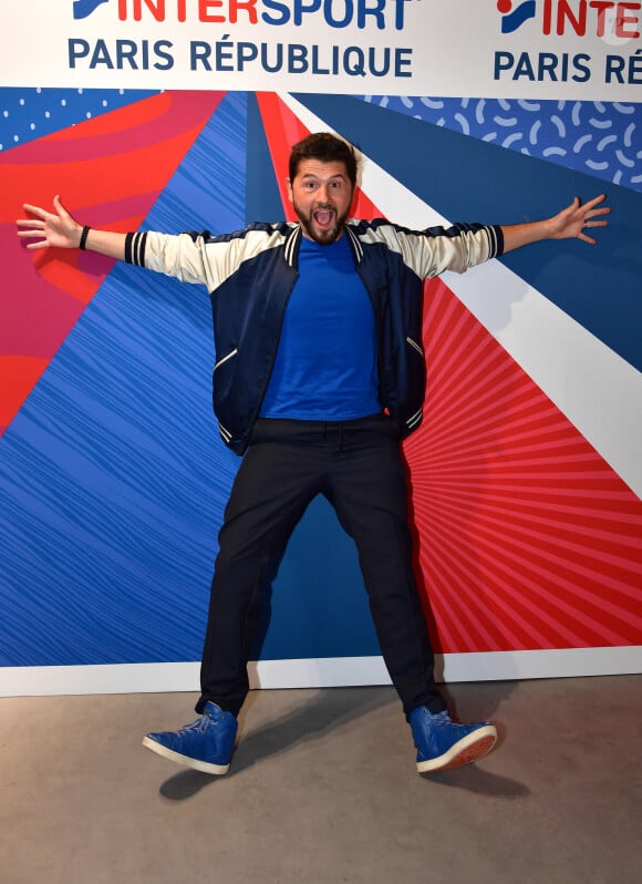 "Je ne la connais pas, elle n'est pas de ma famille ! Non, je vous jure !", a-t-il assuré ce matin-même dans Bonjour ! 
Christophe Beaugrand lors de l'inauguration d'un magasin Intersport Paris République à Paris le 5 juin 2024. © Veeren / Bestimage