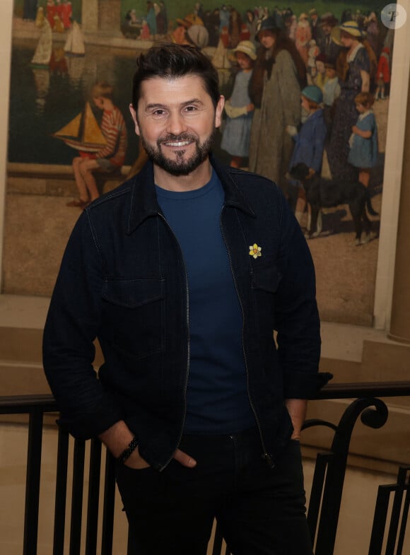 Il n'empêche que Christophe Beaugrand ne pourrait pas être plus heureux pour son homonyme féminin.
Christophe Beaugrand lors du lancement de 'Une Jonquille contre le cancer' à Paris le 12 Mars 2024. © Denis Guignebourg/Bestimage