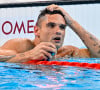 Florent Manaudou remporte l'épreuve de natation 50 mètres nage libre lors des Jeux Olympiques de Paris2024 (JO), le 1er août 2024. © Insidefoto / Panoramic / Bestimage 