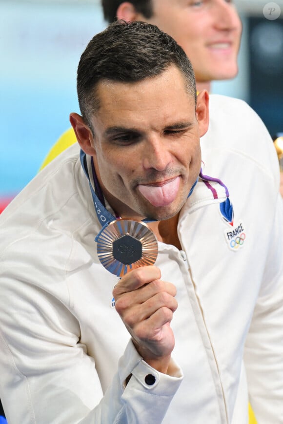  "Elle m'apporte beaucoup de sérénité (...) Elle est essentielle dans mon projet sportif, mais elle est surtout devenue indispensable dans ma vie"
Florent Manaudou aux JO de Paris 2024 Photo by Laurent Zabulon/ABACAPRESS.COM