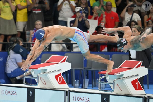 Florent Manaudou aux JO de Paris 2024 Photo by Laurent Zabulon/ABACAPRESS.COM