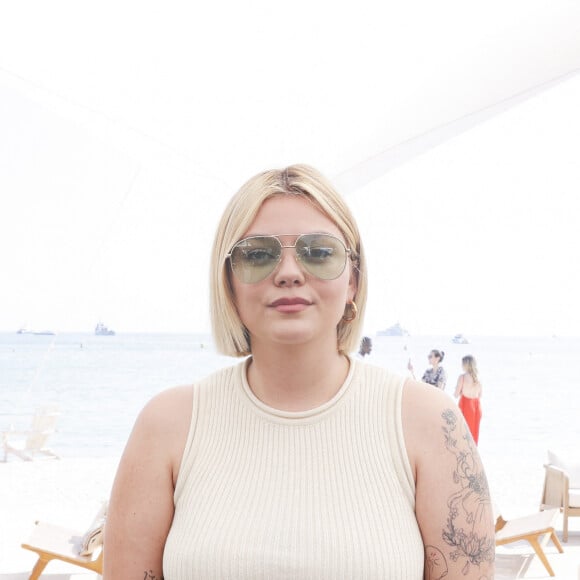 Louane Emera lors de la remise du prix TikTok Short Film à la Plage des Palmes en marge du 76ème Festival International du Film de Cannes,France, le 23 mai 2023. © Jack Tribeca/Bestimage
