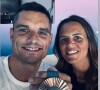 Un joli sacre célébré en famille !
Laure et Florent Manaudou immortalisés sur Instagram (Capture d'écran).