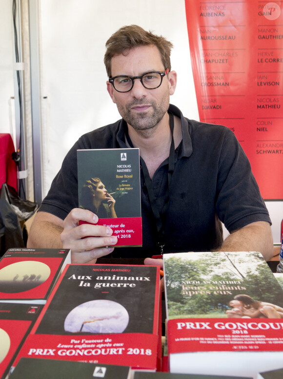 Nicolas Mathieu, auteur lors de Festival Quais du Polar à Lyon, le 2 juillet 2021. Sandrine Thesillat/Panoramic/Bestimage