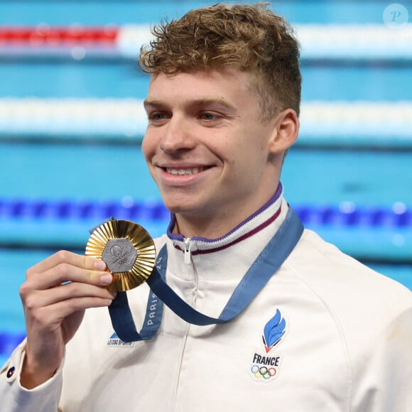 Léon Marchand lors des Jeux Olympiques de Paris 2024. (Credit Image: © Mickael Chavet/ZUMA Press Wire)