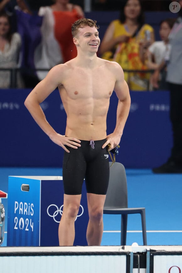 Léon Marchand lors des Jeux Olympiques de Paris 2024. (Credit Image: © David G. McIntyre/ZUMA Press Wire)