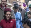 Meghan avait été la cible de haine de la part des internautes et révélait ne pas avoir été protégée par la famille royale britannique
Le prince William, duc de Cambridge, Catherine Kate Middleton, duchesse de Cambridge, Meghan Markle, duchesse de Sussex, le prince Harry, duc de Sussex - La famille royale assiste à la messe de Noël à Sandringham le 25 décembre 2018. 