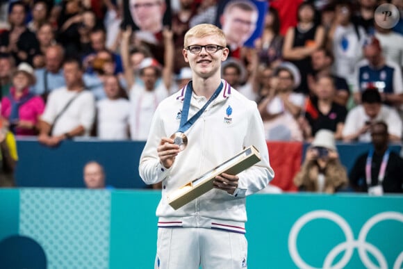 Elle était très investie dans ces jeux, et bien évidement à fond derrière ses frères
Felix Lebrun (FRA), simple men's table tennis, Podium Simple men's during the Olympic Games Paris 2024