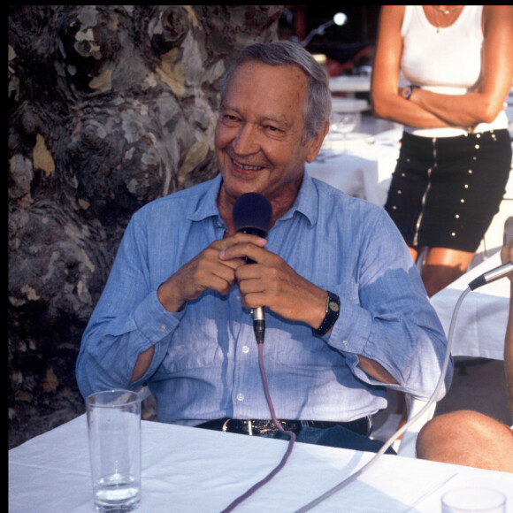 Archives - Robert Laffont et son fils Patrice à Saint Tropez en 1992.