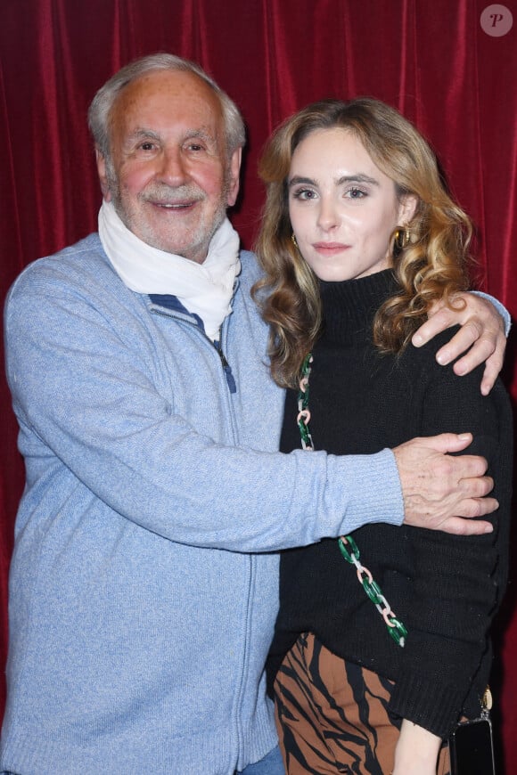 Patrice Laffont et sa fille Mathilde - Générale de la pièce "Phèdre Inattendue" au théâtre du Ranelagh à Paris le 3 avril 2023. © Giancarlo Gorassini/Bestimage