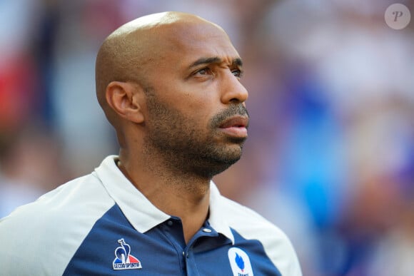 Thierry Henry (sélectionneur de l'équipe de France), Football , France vs Nouvelle-Zélande lors des Jeux Olympiques Paris 2024. Photo Norbert Scanella - DPPI Media / Panoramic