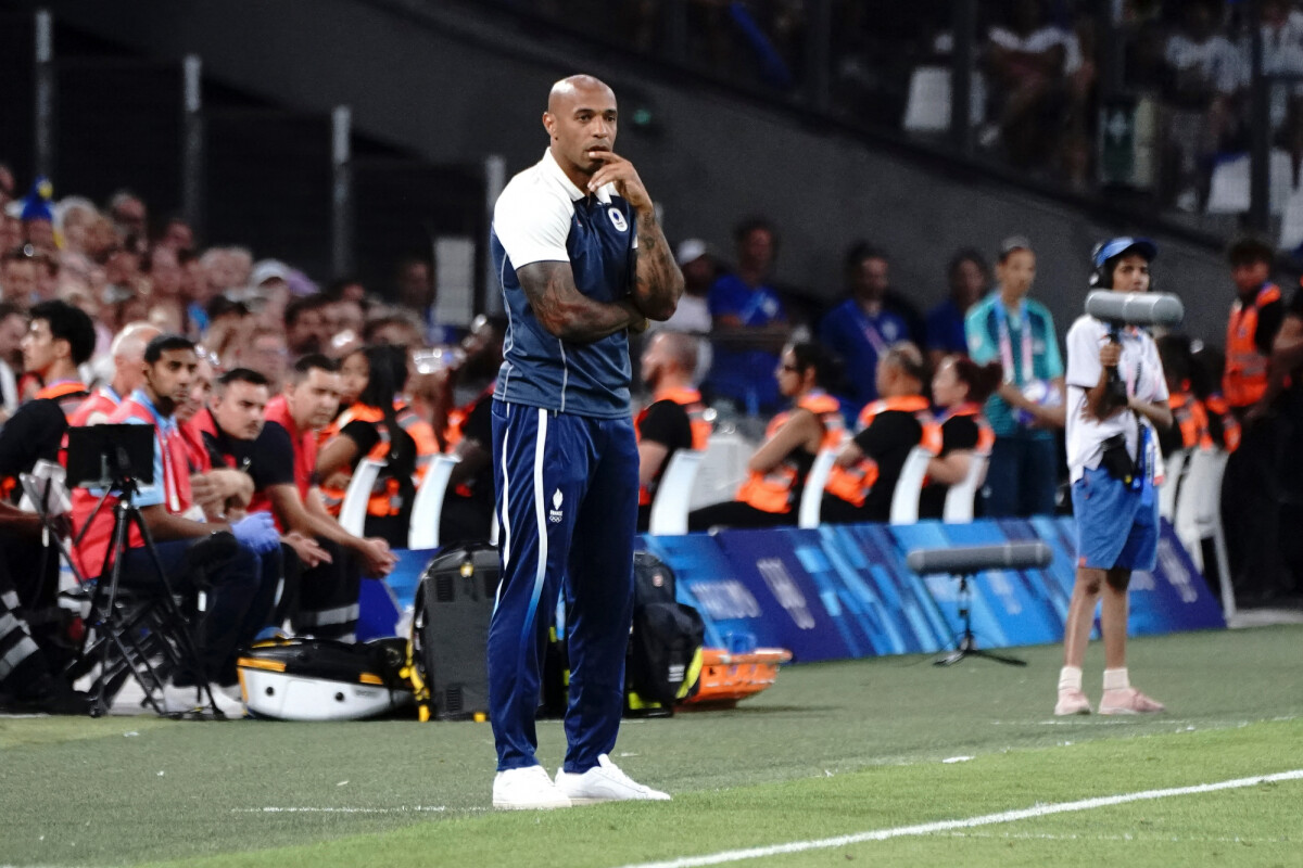 Photo JO Paris 2024 L'équipe de France de football bat les États