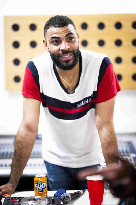 Le champion Olympique de volley-ball, Earvin NGapeth en répétition avant son premier concert au Cabaret Sauvage de Paris, France, le 17 mai 2023. © Jean-Baptiste Autissier/Panoramic/Bestimage