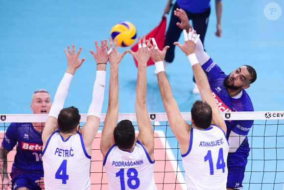 Earvin Ngapeth (Fra) - France vs Serbie (3-2), demi-finales de l'Euro Volley, Paris le 27 septembre 2019. © JB Autissier / Panoramic / Bestimage 