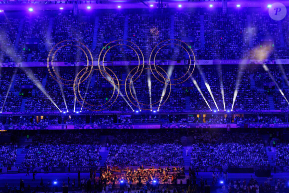 Cérémonie de clôture des Jeux Olympiques de Paris 2024 au stade de France à Saint-Denis le 11 août 2024. © Paul Kitagaki, Jr./ZUMA Press Wire