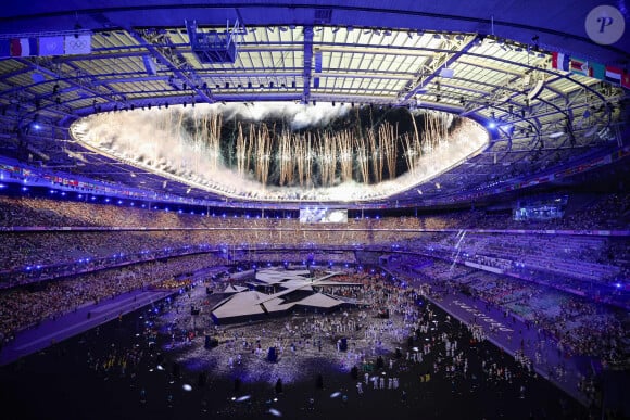 Tom Cruise participe à la cérémonie de clôture des Jeux Olympiques de Paris2024 (JO), le 11 aôut 2024. © Gregory Lenormand / Panoramic / Bestimage 