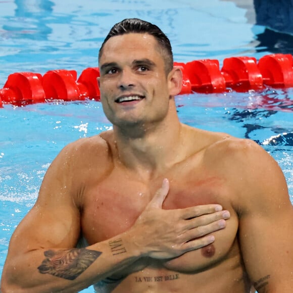 Florent Manaudou, très ému après les JO de Paris, évoque son avenir
 
Florent Manaudou obtient la médaille de bronze sur 50 m nage libre lors des Jeux Olympiques de Paris à Paris La Defense Arena à Nanterre. © Dominique Jacovides-Pierre Perusseau/Bestimage