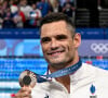 Florent Manaudou évoque ensuite son avenir et il ne s'interdit rien 
 
Florent Manaudou lors des Jeux olympiques de Paris 2024..