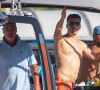 Novak Djokovic et avec sa famille et des amis à Dubrovnik, en Croatie

Le joueur de tennis serbe Novak Djokovic avec sa famille et ses amis sur un bateau à Orsan, Dubrovnik le 11 août 2024.