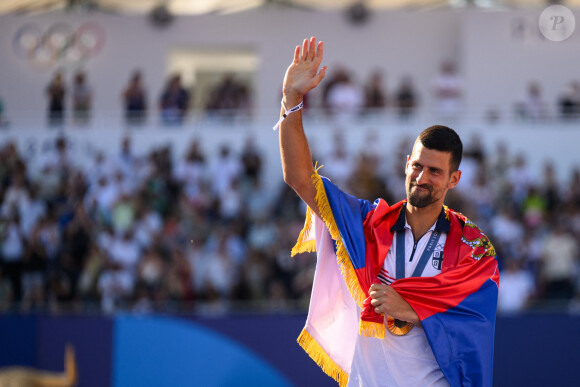 Novak Djokovic aux Jeux olympiques de Paris 2024. © Ludvig Thunman/Bildbyran via ZUMA Press/Bestimage