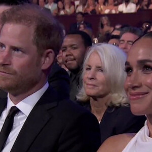 Le prince Harry, duc de Sussex et Meghan Markle, duchesse de Sussex, lors de la cérémonie des "ESPY Awards 2024" à Los Angeles, le 11 juillet 2024