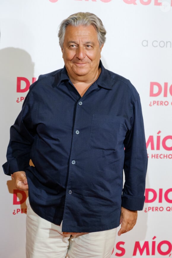 Christian Clavier à la première du film "Dios Mio, Pero Que Nos Has Hecho?" à Madrid, le 12 juillet 2022. © Atilano Garcia/SOPA Images via Zuma Press/Bestimage 