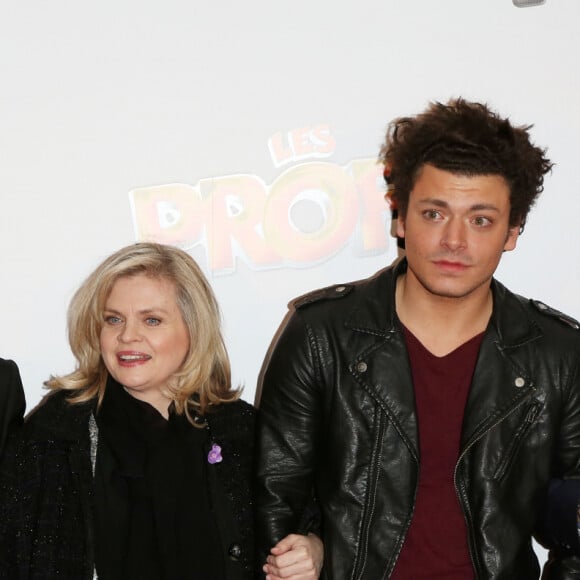 Christian Clavier , Isabelle Nanty , Kev Adams , Pierre Francois Martin Laval - Premiere du film "Les Profs" au Grand Rex a Paris, le 9 avril 2013.