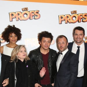 Alice David, Christian Clavier, Isabelle Nanty, Pierre-Francois Martin-Laval, Stefi Celma, Kev Adams, Arnaud Ducret, Raymond Bouchard - Premiere du film "Les Profs" au Grand Rex a Paris, le 9 avril 2013.