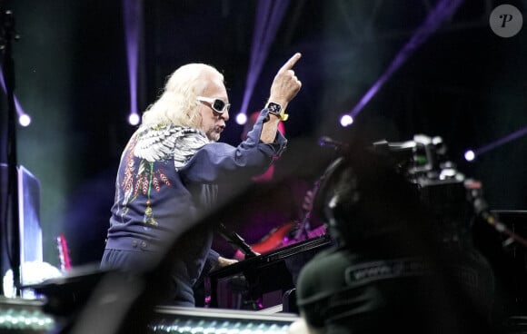 Michel Polnareff en concert lors du festival du Printemps de Pérouge au Château de Saint-Exupéry à Saint-Maurice de Rémens. Le 28 juin 2023 © Sandrine Thesillat / Panoramic / Bestimage