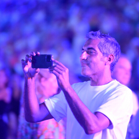 Exclusif - Ary Abittan - Les célébrités sont venues applaudir M.Polnareff lors de son concert à la citadelle de Saint-Tropez, le 13 août 2024. © Brun Jacob / Nice Matin / Bestimage 