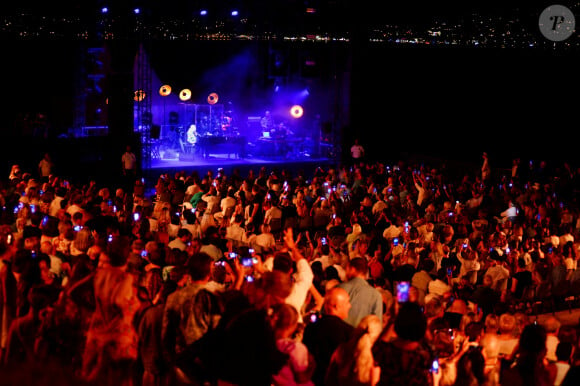 Exclusif - Michel Polnareff - Les célébrités sont venues applaudir M.Polnareff lors de son concert à la citadelle de Saint-Tropez, le 13 août 2024. © Brun Jacob / Nice Matin / Bestimage 