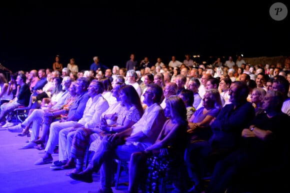 Exclusif - - Les célébrités sont venues applaudir M.Polnareff lors de son concert à la citadelle de Saint-Tropez, le 13 août 2024. © Brun Jacob / Nice Matin / Bestimage 