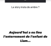 Sur Instagram, le blogueur Aqababe a annoncé l'enterrement du bébé.
Aqababe annonce l'enterrement du bébé de Liam Di Benedetto. Instagram