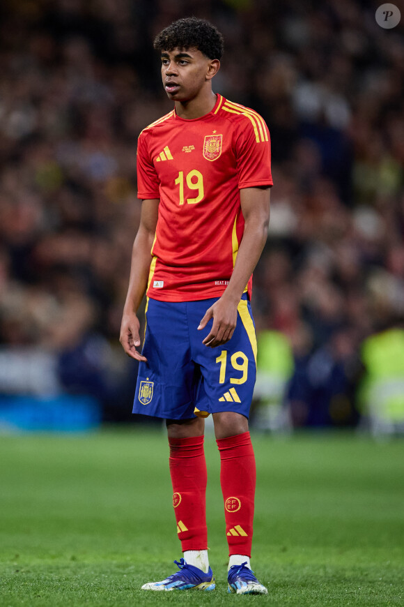 Lamine Yamal avec l'équipe d'Espagne.