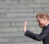 Mais le prince Harry a préféré dormir à l'hôtel !
Le prince Harry, duc de Sussex, arrive à la cathédrale St Paul de Londres pour assister au service d'action de grâce marquant le 10e anniversaire des Invictus Games, à Londres, au Royaume-Uni, le mercredi 8 mai 2024. Photo par Yui Mok/PA Wire/ABACAPRESS.COM