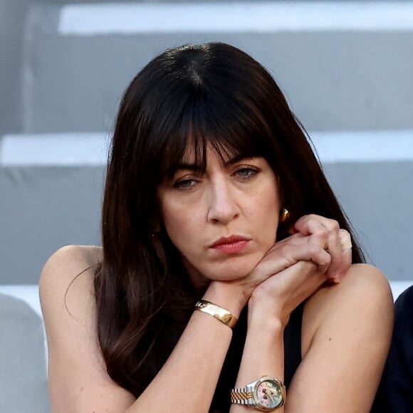 Nolwenn Leroy est un visage emblématique de la scène musicale française
Nolwenn Leroy et son compagnon Arnaud Clément - Célébrités dans les tribunes des Internationaux de France de tennis de Roland Garros à Paris. © Jacovides-Moreau/Bestimage