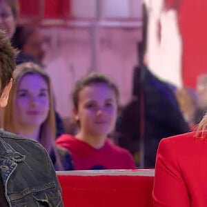 Exclusif - Patrick Bruel, Amanda Sthers - Enregistrement de l'émission "Vivement Dimanche", présentée par M.Drucker, et diffusée le 6 janvier sur France 2. Le 17 décembre 2018 © Guillaume Gaffiot / Bestimage 