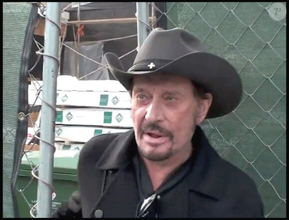 Johnny Hallyday à Los Angeles.