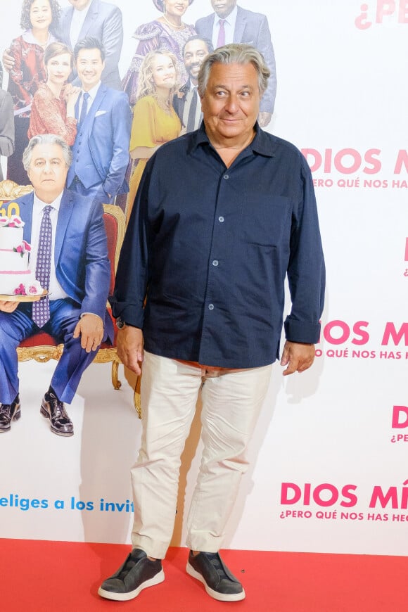 Christian Clavier à la première du film "Dios Mio, Pero Que Nos Has Hecho?" à Madrid, le 12 juillet 2022. © Atilano Garcia/SOPA Images via Zuma Press/Bestimage