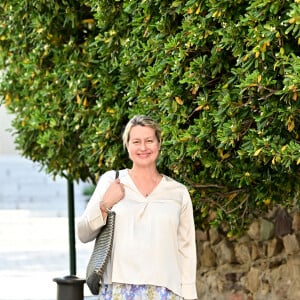 Exclusif - Luana Belmondo, la célèbre cheffe romaine, prend les commandes de la cuisine de Gioia, la célèbre table tropézino-italienne située à Saint-Tropez dont Jean-Roch est le propriétaire. Ici, elle est dans Saint-Tropez, le 7 mai 2023.