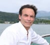 Mathilde Seigner et Anthony Delon ont formé un couple par le passé
Exclusif - Rendez-vous avec Anthony Delon, en promenade en Riva sur le lac du Bourget à Aix-les-Bains, à l'occasion de la 3ème Edition du Cinéma Français et de la Gastronomie. © Denis Guignebourg / Bestimage 