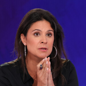 Apolline de Malherbe lors de la conférence de presse de rentrée BFM TV. - RMC du groupe Altice France à Paris, France, le 31 août 2023. © Coadic Guirec/Bestimage