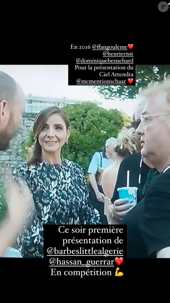 Clotilde Courau a partagé un souvenir du Festival du film francophone en 2016, lui qui s'ouvre ce mardi