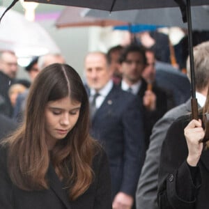 La princesse Clotilde Courau de Savoie, La princesse Luisa de Savoie, La princesse Vittoria de Savoie - Les funérailles du prince Victor Emmanuel de Savoie, fils du dernier roi d'Italie, en la cathédrale Saint-Jean-Baptiste de Turin, le 10 février 2004.