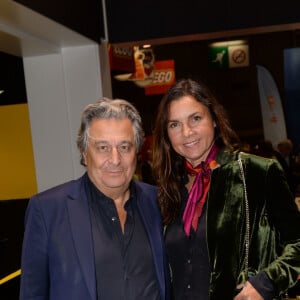 Exclusif - Christian Clavier et sa femme Isabelle de Araujo - Soirée Renault à l'occasion de l'ouverture de la 120ème édition du Mondial de l'Automobile 2018 au Paris Expo Porte de Versailles à Paris le 2 octobre 2018. © Rachid Bellak/Bestimage