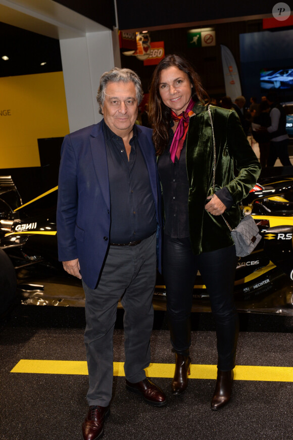 Exclusif - Christian Clavier et sa femme Isabelle de Araujo - Soirée Renault à l'occasion de l'ouverture de la 120ème édition du Mondial de l'Automobile 2018 au Paris Expo Porte de Versailles à Paris le 2 octobre 2018. © Rachid Bellak/Bestimage