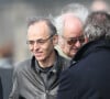 Jean-Jacques Goldman lors des obsèques de Véronique Colucci au cimetière communal de Montrouge, le 12 avril 2018.