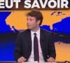 Benjamin Duhamel s'est installé chaque soir entre 18h50 et 20 heures sur BFMTV avec l'émission "Tout le monde veut savoir"
Benjamin Duhamel sur le plateau de "Tout le monde veut savoir"