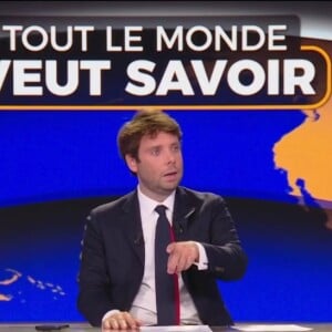 Benjamin Duhamel se retrouve ainsi en concurrence avec sa compagne Agathe Lambret
Benjamin Duhamel sur le plateau de "Tout le monde veut savoir"