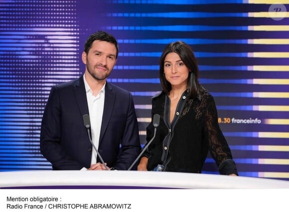 Agathe Lambret et Jean-Rémi Baudot sur le plateau de Franceinfo